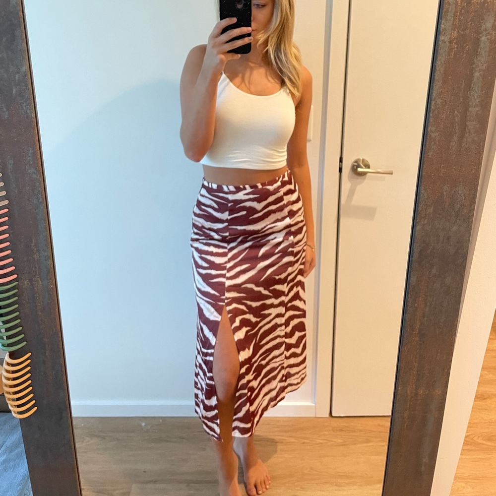 Paige midi skirt